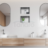 BALNEO WALL-BOX ONE Inox Półka wnękowa ze stali nierdzewnej 30x20x10 cm